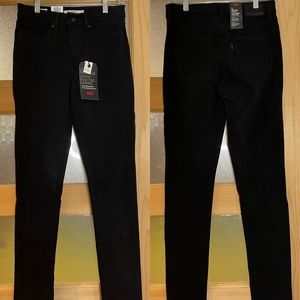 Levi Black skinny jeans